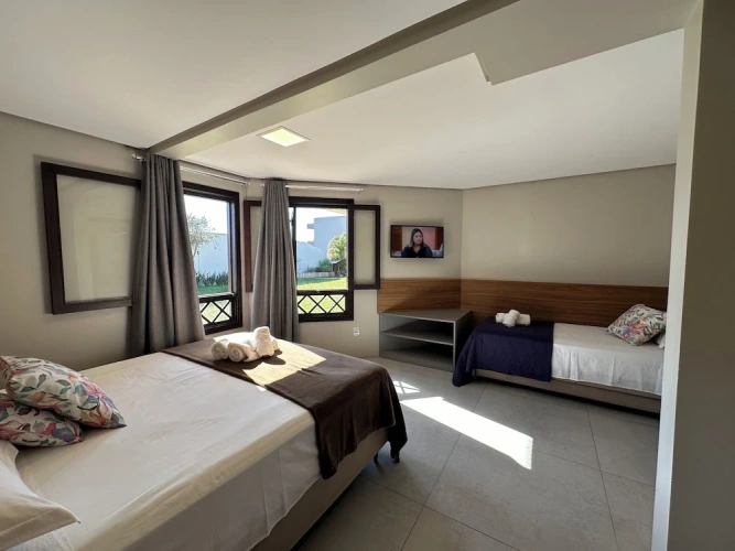 Standard Triple Family room with garden view
