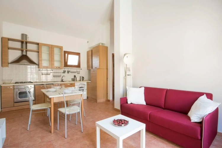 JOIVY Red Terraced Apartment
