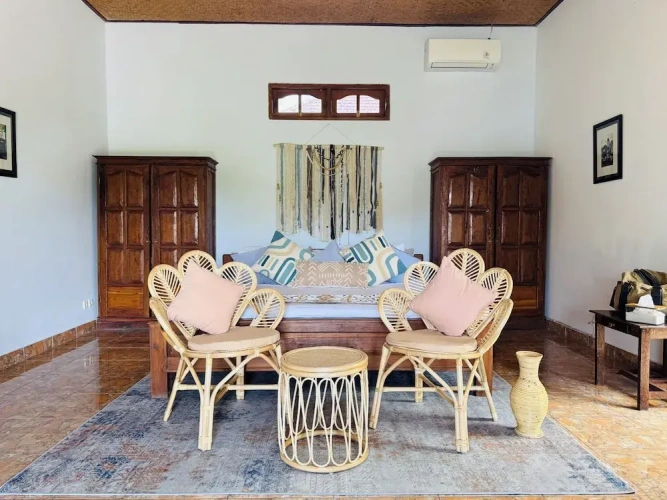 1 Bedroom Standard Double Family room with garden view