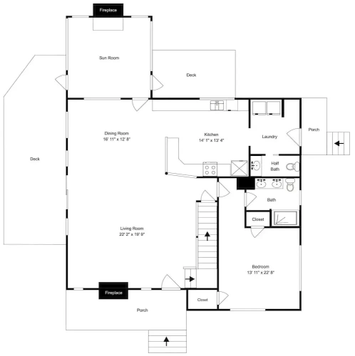 5 Bedrooms Cottage