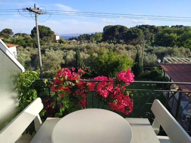 Studio with balcony and with view