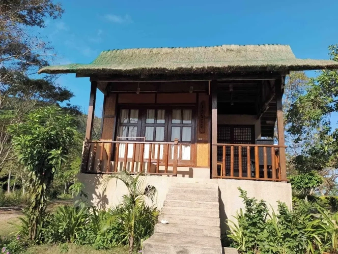 Cottage with balcony