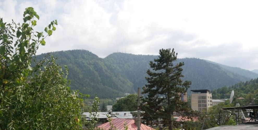 Outside