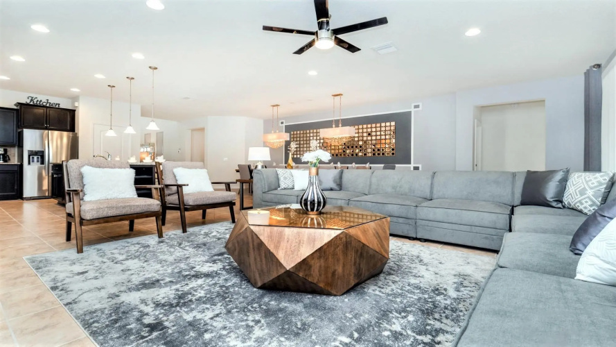 Modern 8BR Home With Pool SPA Game Room Theme Room