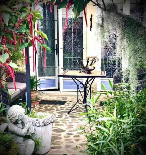 Outside