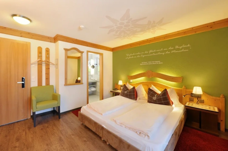 Superior Double room with balcony and with mountain view