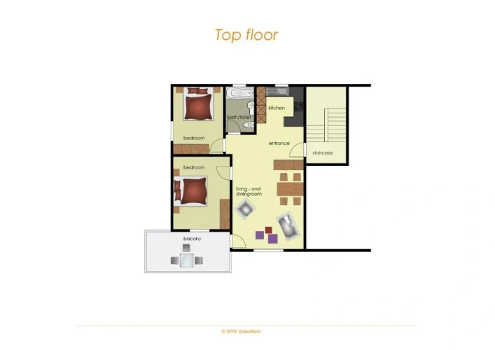 2 Bedrooms Apartment