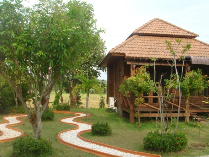 Deluxe Double Cottage with balcony and with view