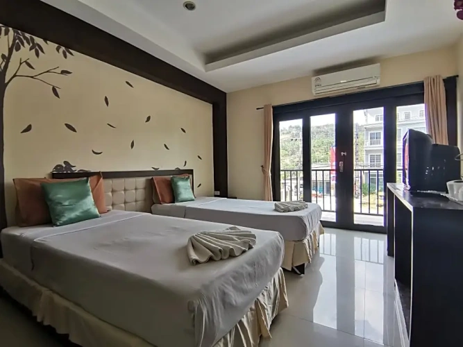 Deluxe Double room with balcony and with view