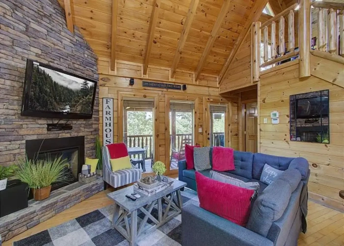 Cottage with balcony