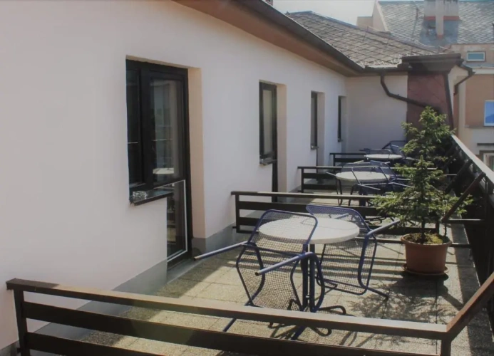 Standard Twin room with balcony and with view