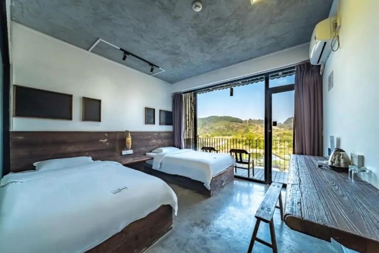 Standard Twin room with view