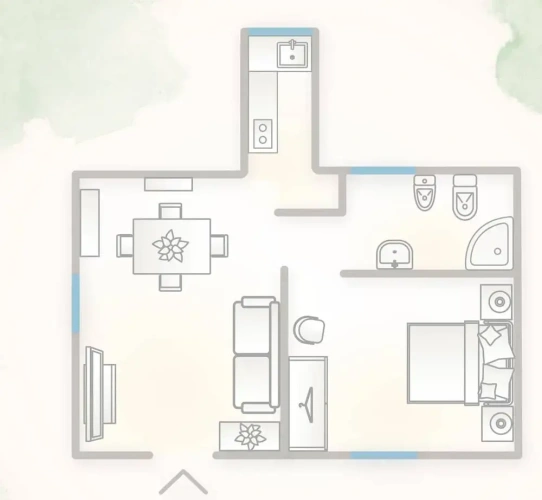 1 Bedroom Apartment with balcony
