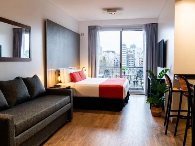 Suite with balcony and with view