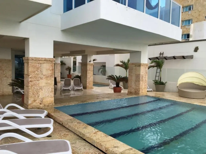 Apartment with balcony and with view