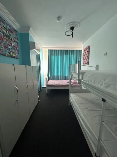 Bed in Dorm (male dorm) with city view