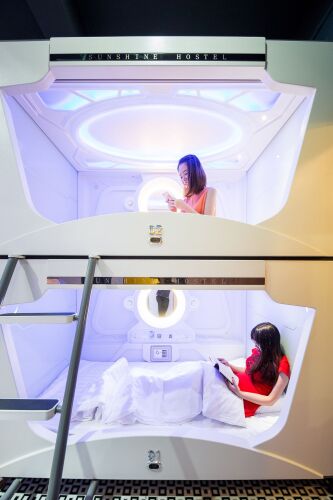 Nang Capsule HostelOver view