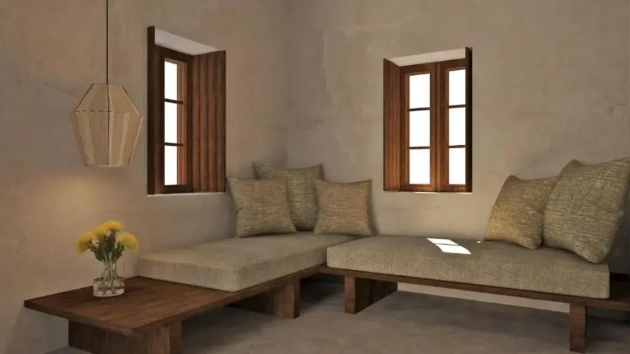 Suite with pool view
