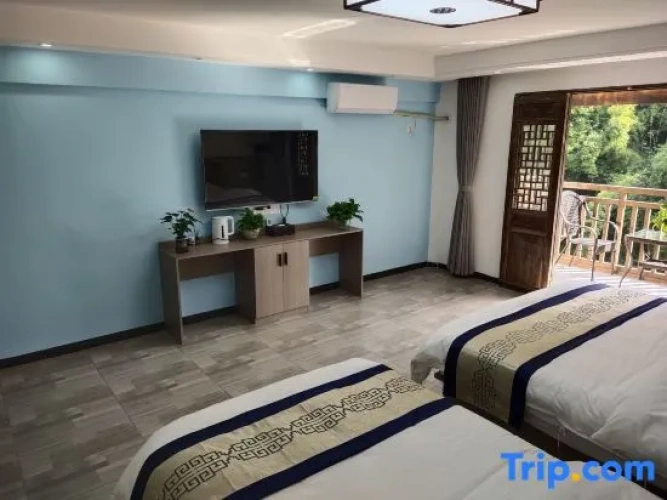 Family Suite with balcony and with river view