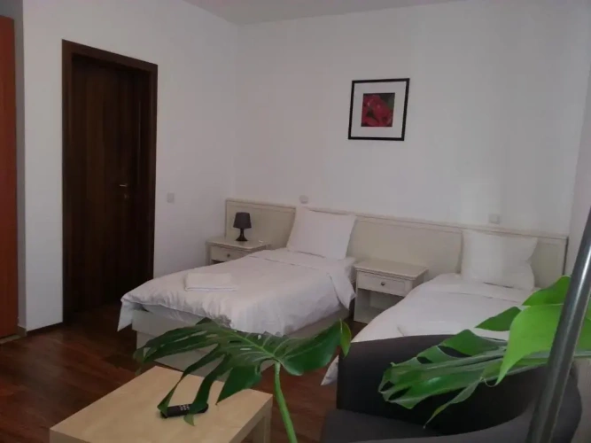 Studio with balcony