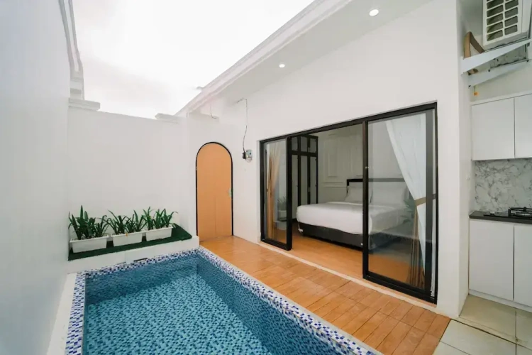 1 Bedroom Deluxe Villa with pool view