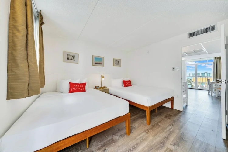 Royal room with balcony and with pool view