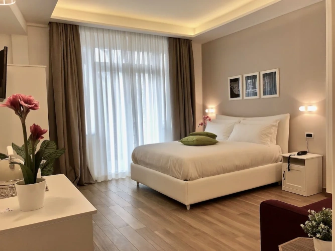 Deluxe Double room with balcony and with city view