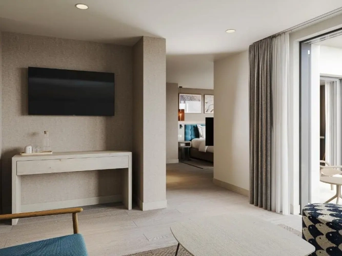 Double Suite with balcony and with partial sea view