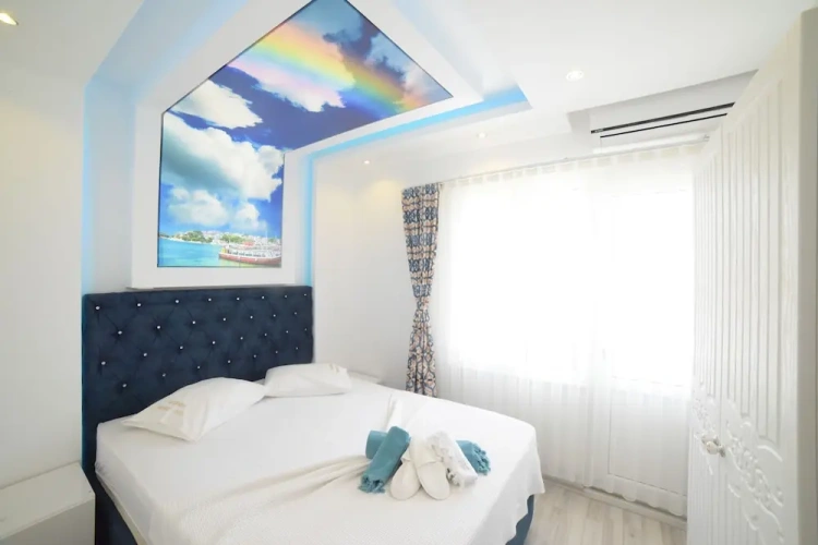 2 Bedrooms Deluxe Quadruple room with mountain view