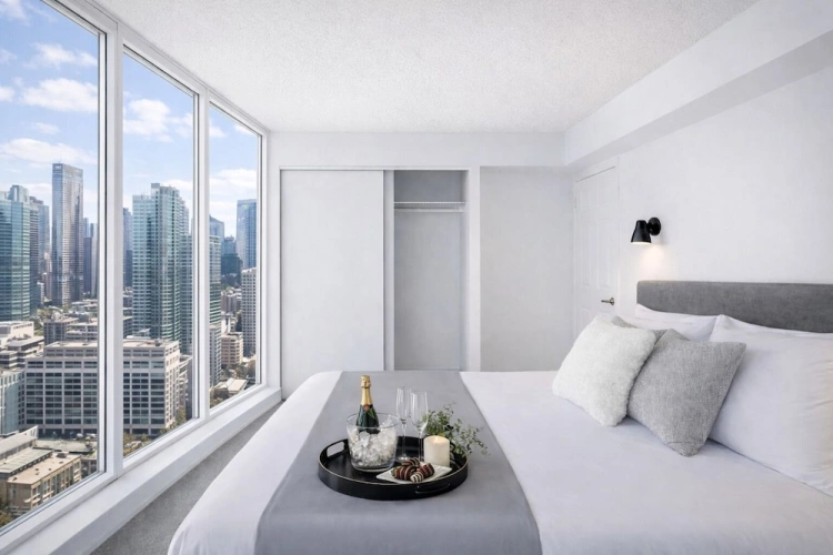 Luxury Double Suite with balcony and with city view