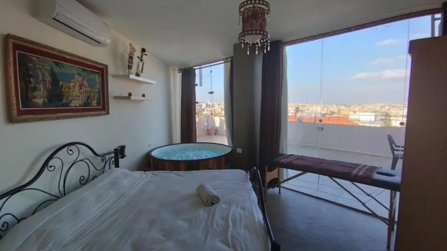 Standard Double room with balcony and with view