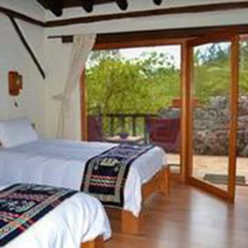 Standard Twin room with balcony and with garden view
