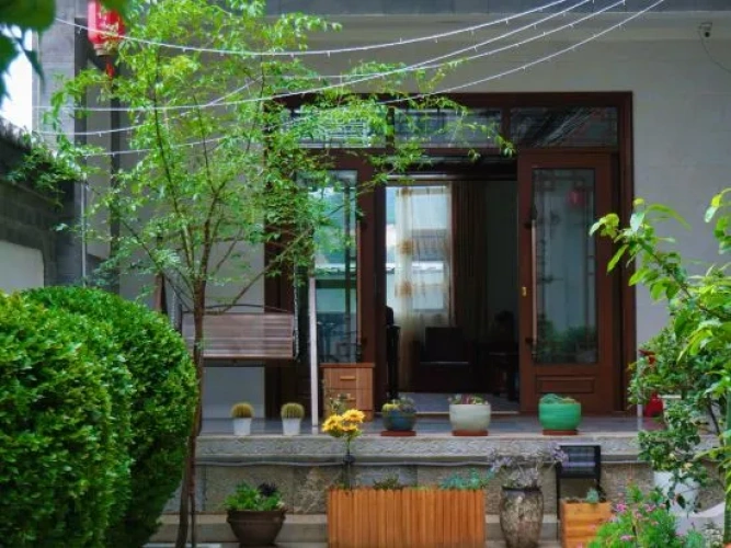 Outside