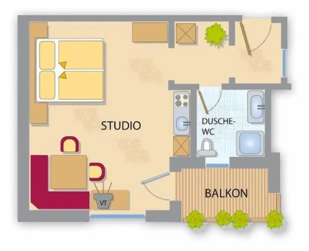 Comfort Double room with balcony