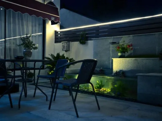 Outside