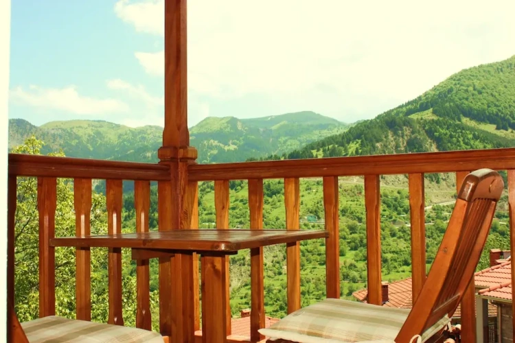Deluxe Double room with balcony and with view