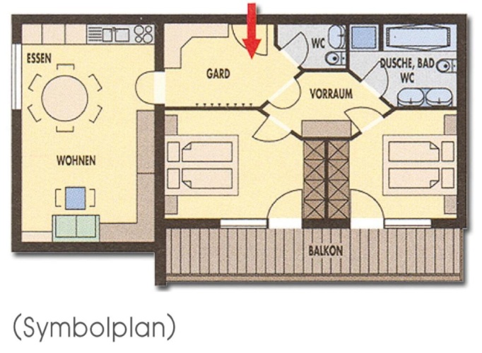 2 Bedrooms Standard Apartment