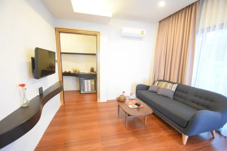 2 Bedrooms Standard Double Family room with balcony and with ocean view