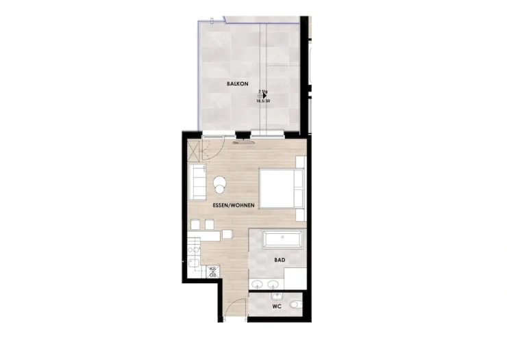 Deluxe Double Suite with balcony