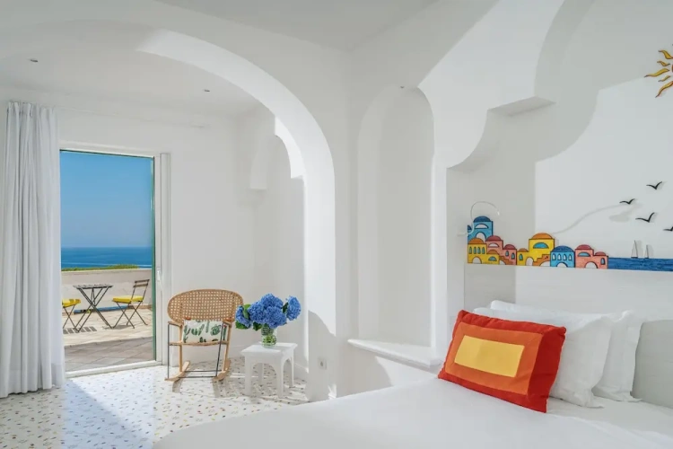 Comfort Double room with balcony and with sea view