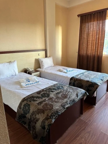Standard Twin room with balcony and with park view