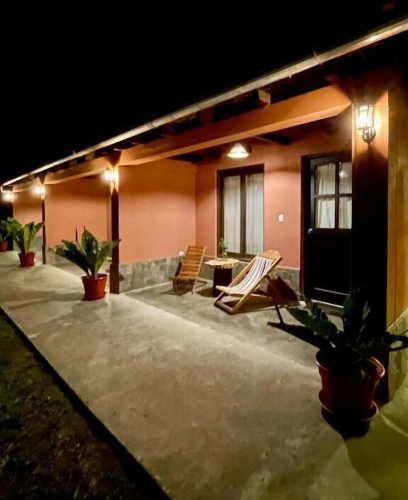 Comfort room with balcony and with view