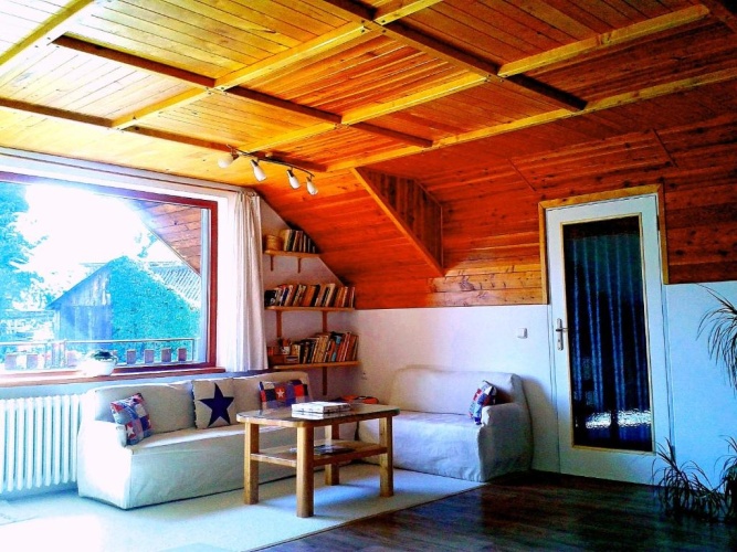 Apartment with balcony and with view