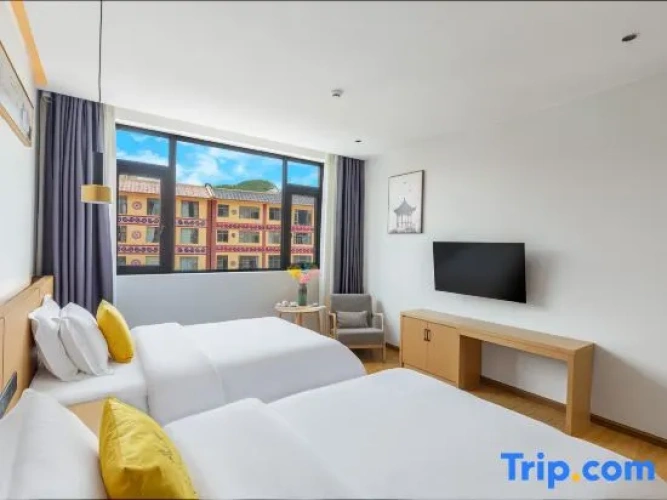 Standard Twin room with city view