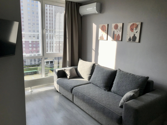 Фотография номера квартиры Квартира Уютная светлая с панорамным видом рядом с Академией тениса