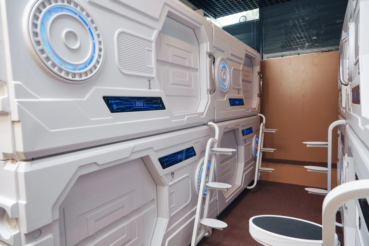 Mini hotel Qo'noq Capsule Hotel at Samarkand Railway Station