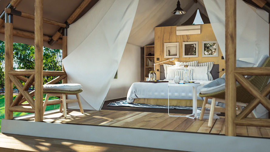 Tent with view