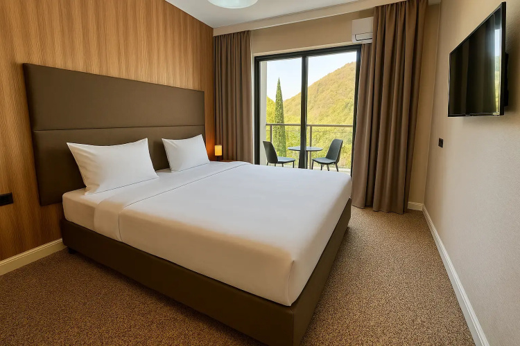 Standard Double room with balcony and with view