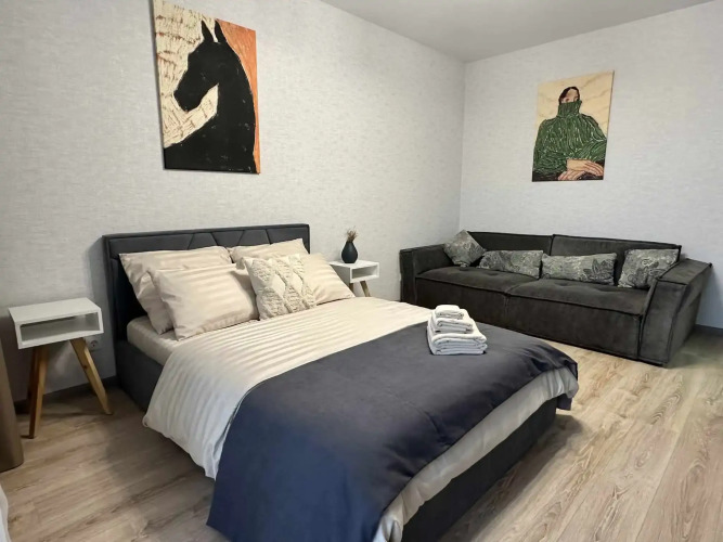 Фотография номера квартиры Квартира Уютная Двухкомнатная