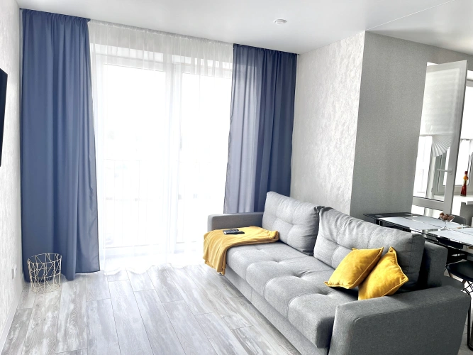 Studio with balcony and with view